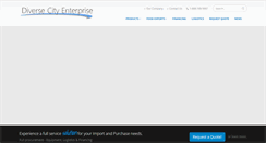 Desktop Screenshot of diversecityenterprise.net